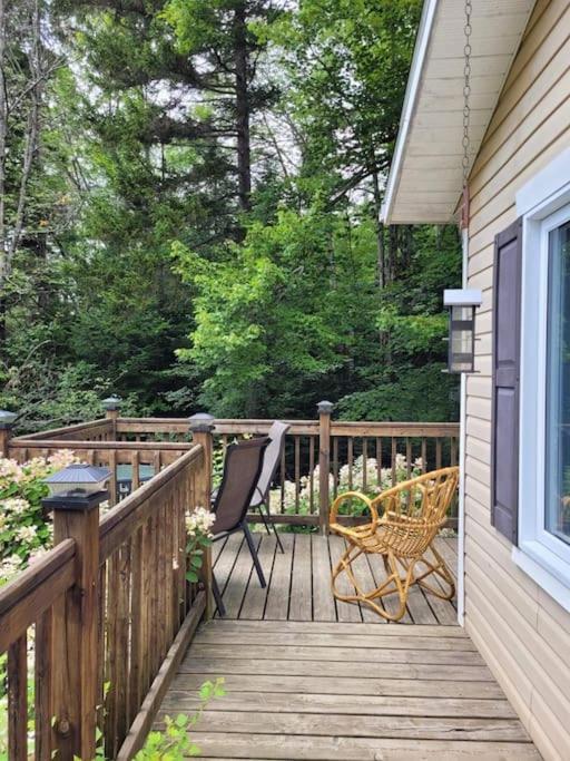 Chalet Pres Du Mont Megantic Villa La Patrie ภายนอก รูปภาพ